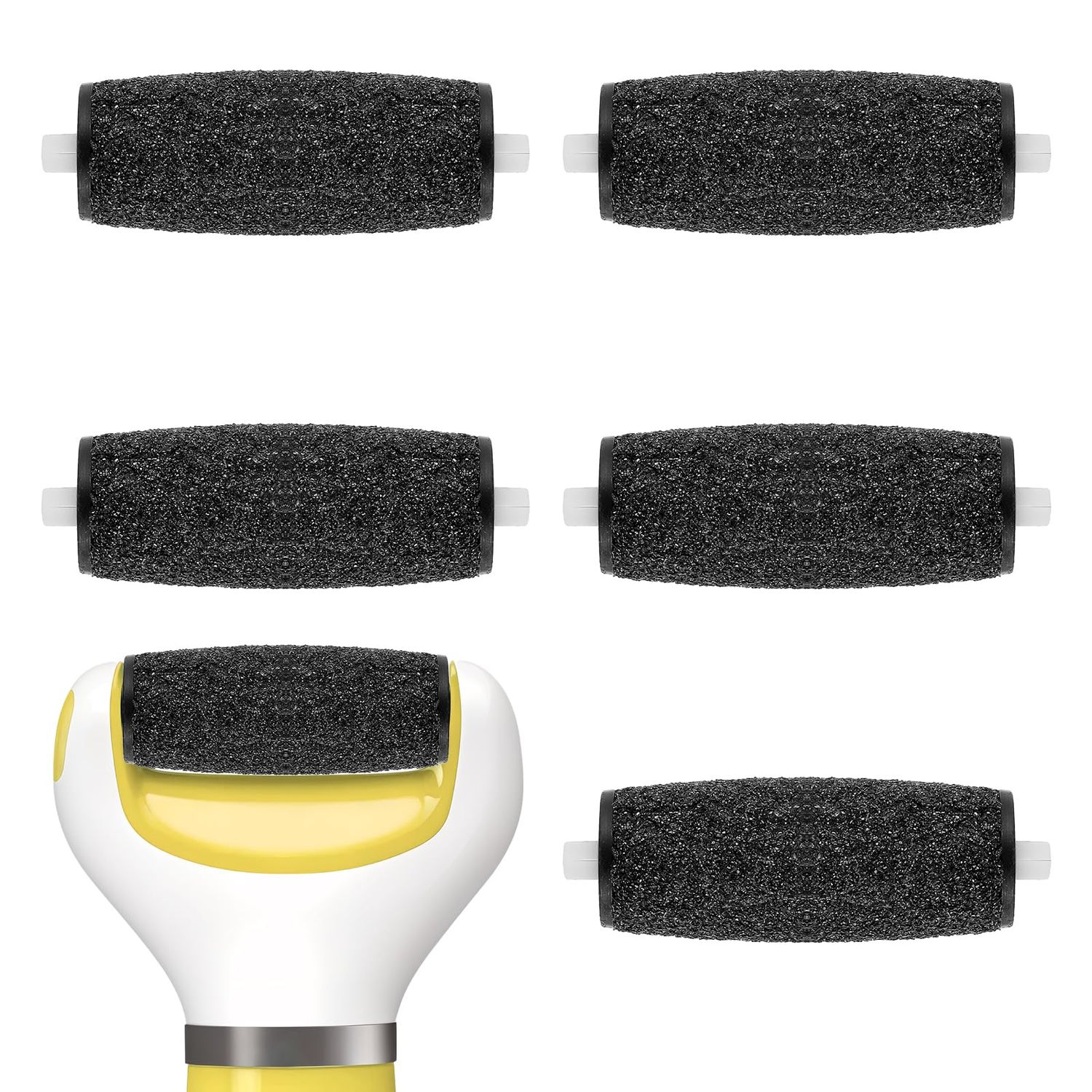 5 Pcs Extra Coarse Replacement Refill Heads, Foot Scraper Rollers for Calluses and Heels for Amope Pedi Refills Electronic Foot File, Leaving Feet Soft and Smooth