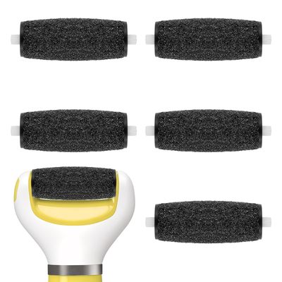 5 Pcs Extra Coarse Replacement Refill Heads, Foot Scraper Rollers for Calluses and Heels for Amope Pedi Refills Electronic Foot File, Leaving Feet Soft and Smooth