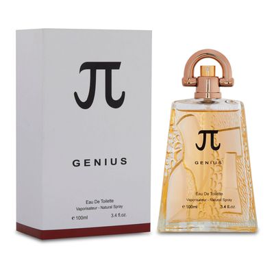 PI GENIUS POUR HOMME 3.4 3.4 Oz EDT Spray Amber Woody fragrance for Mens Cologne Eau de Toilette