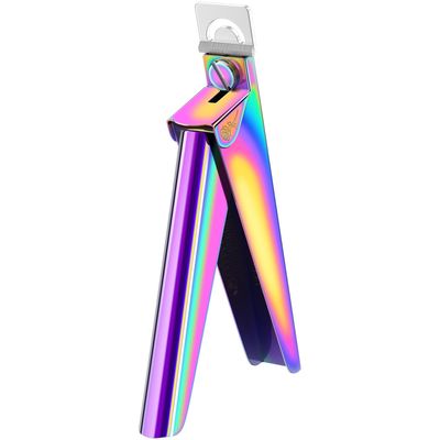 modelones Acrylic Nail Clippers, Professional Nail Clippers Cutters for Acrylic False Tips Extension Manicure Tool for Art Salon at Home Rainbow Color