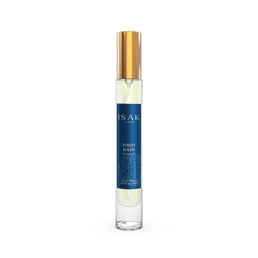 ISAK Petrichor Perfume - First Rain Summer, Gilli Mitti Fragrance for Men &amp; Women, 9ml Travel Size, Luxury Earthy Scent After Rain, Unisex Long-Lasting Parfum