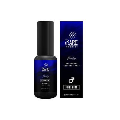 Bare Chemist Pheromones for Men to Attract Women (Paradise) Cologne - Pheromone Cologne Spray Attract Women - Extra Strong, Concentrated Proven Pheromone Formula