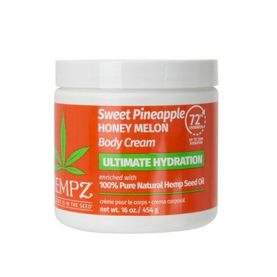 Hempz NEW Lux Body Cream, Sweet Pineapple &amp; Honey Melon Herbal, Ultra Hydrating, 16 oz.