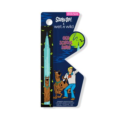 wet n wild Scooby Doo Old School Swag Shimmer Liquid Eyeliner - Glitter-Infused Formula for Bold Eye Looks, Easy Glide Precision Tip, Cruelty-Free &amp; Vegan - Lets Split Up