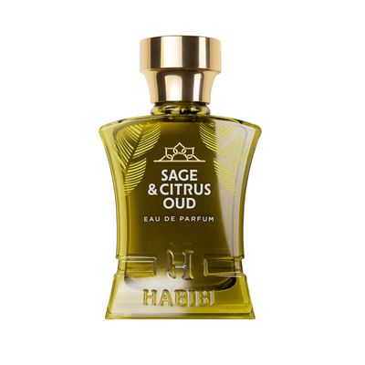 H HABIBI Sage &amp; Citrus Oud Arabian Mens Cologne - Fresh &amp; Woody Citrus Perfume for Men - Sage, Oud &amp; Patchouli Cologne for Men - Eau de Parfum - Blended with Rare Exotic Notes