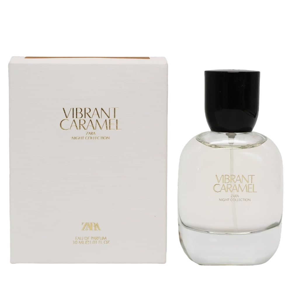 Zara Vibrant Caramel Perfume for Women Eau de Parfum Sweet and Fruity Scent with Vanilla and Praline Notes 30 ML (1.0 fl. oz)
