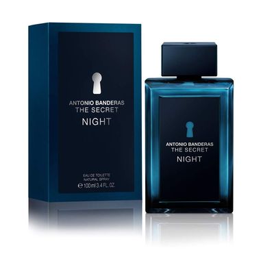 ANTONIO BANDERAS THE SECRET NIGHT Eau De Toilette Spray FOR MEN 3.4 Oz / 100 ml
