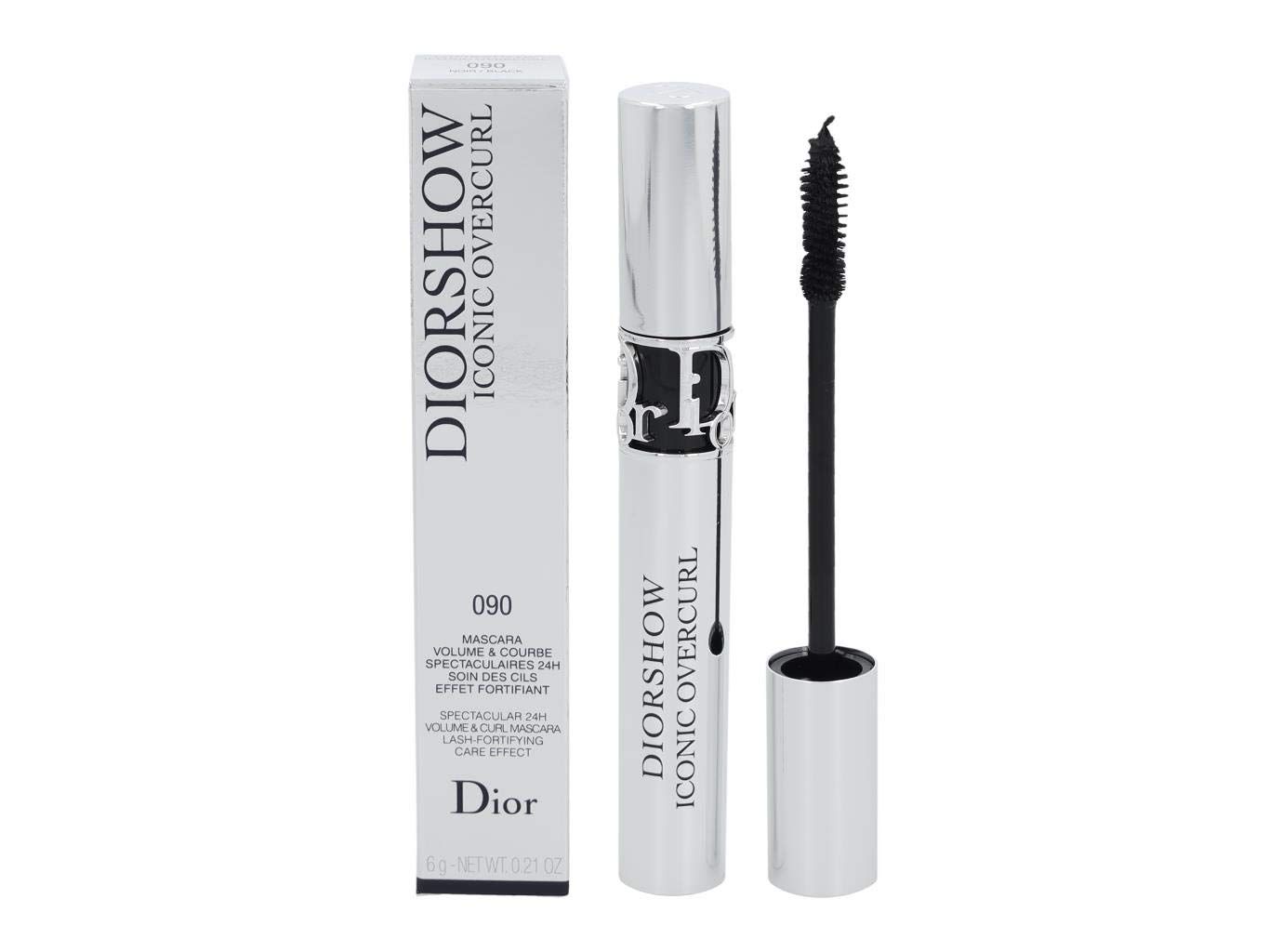 Dior Diorshow Iconic Overcurl Spectacular 24H Volume &amp; Curl Mascara 090 Black, 0.21 Ounce