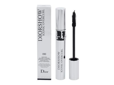 Dior Diorshow Iconic Overcurl Spectacular 24H Volume &amp; Curl Mascara 090 Black, 0.21 Ounce