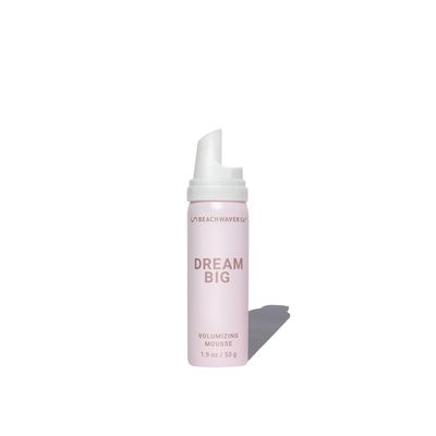 The Beachwaver Co. Haircare Dream Big Volumizing Mousse - Travel Size (1.9 Fl Oz) | Lightweight and Flexible Vegan Hair Mousse for Volume and Hold | Add Fullness to Damp or Dry Hair