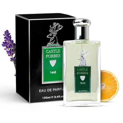 Castle Forbes 1445 Fragrance for Men, 100ml | Light &amp; Timeless Cologne Scent w/Essential Oils | Distinctly British, Paraben-Free, Cruelty-Free, Sophisticated Grooming Essentials