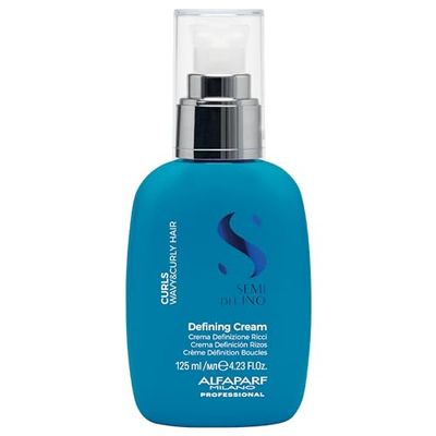 Alfaparf Milano Semi Di Lino Curl Defining Cream - Hair Styling Curl Activator - Replenishes Hair Hydration with Flaxseed Oil &amp; Vitamin E - Lightweight, Vegan Hair Care (4.23 oz)
