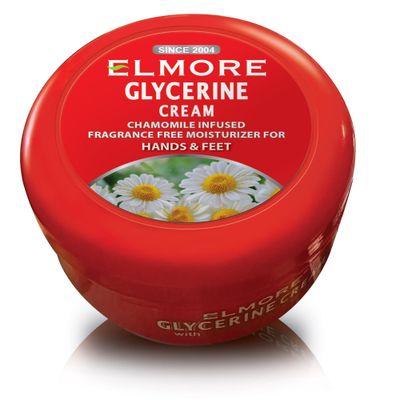 ELMORE Soothing Hand Cream - 42 Glycerin for Intense Moisture &amp; Hydration | Chamomile Extract to Calm, Soothe &amp; Restore Dry, Cracked Skin | Fast-Absorbing &amp; Non-Greasy