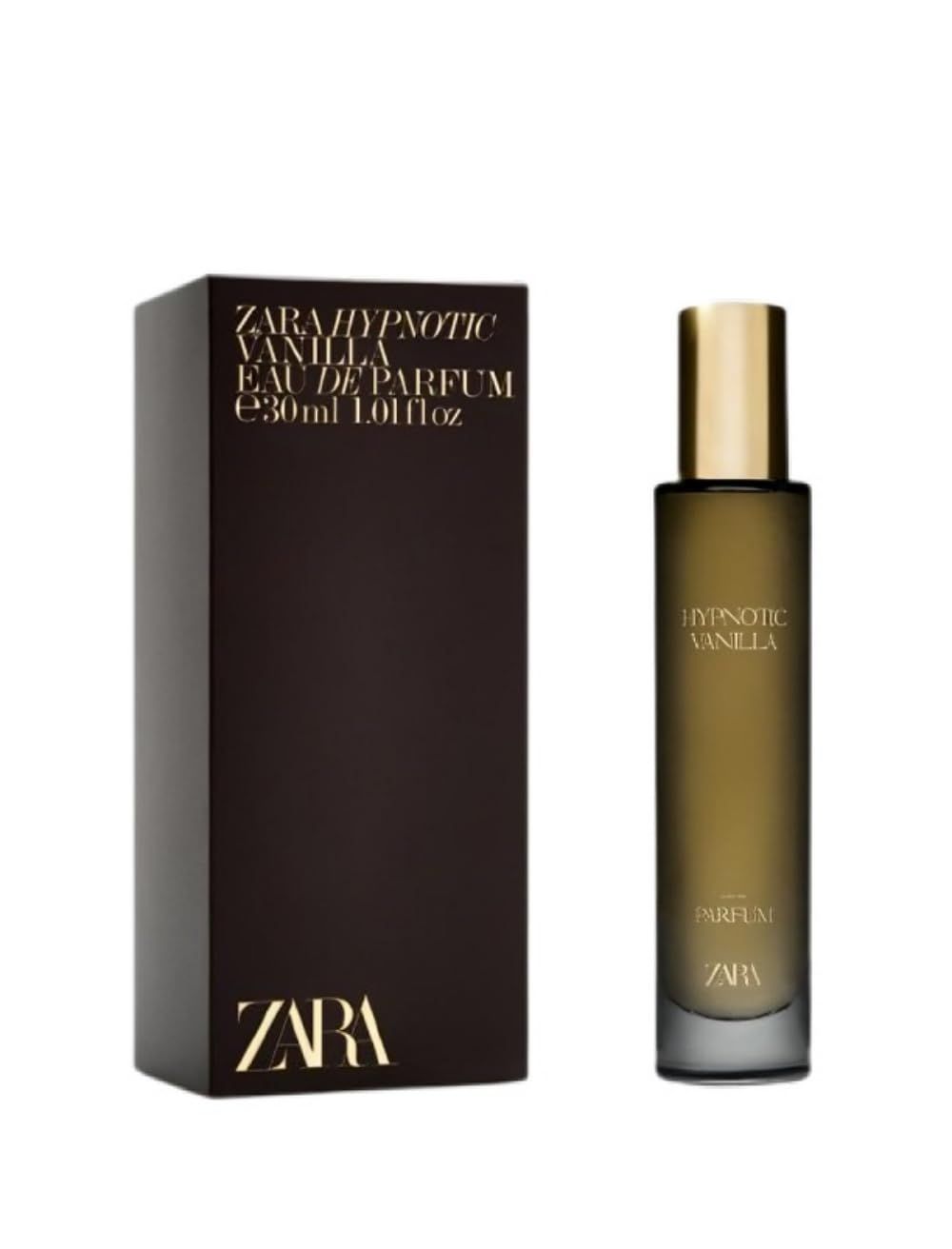 Zara Hypnotic Vanilla Christmas Perfume for Women EDP Eau de Parfum 30ml (1.0 fl. oz) Sweet &amp; Captivating Scent with Jasmine, Apricot Blossom, Bourbon Vanilla &amp; Caramel Edition