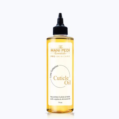 Professional Cuticle Oil Refill with special nozzle for easy refilling - 7 Fl Oz. Enriched with Jojoba Oil, Vitamin E &amp; Sweet Almond Oil. Manicurists Choice for Healthy, Nourished Nails &amp; Cuticles