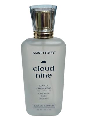 Saint Cloud Vanilla Sandalwood Eau de Parfum, Cloud Nine With Notes Lavender, Pear, Coconut 100ml / 3.4 FL OZ Unboxed