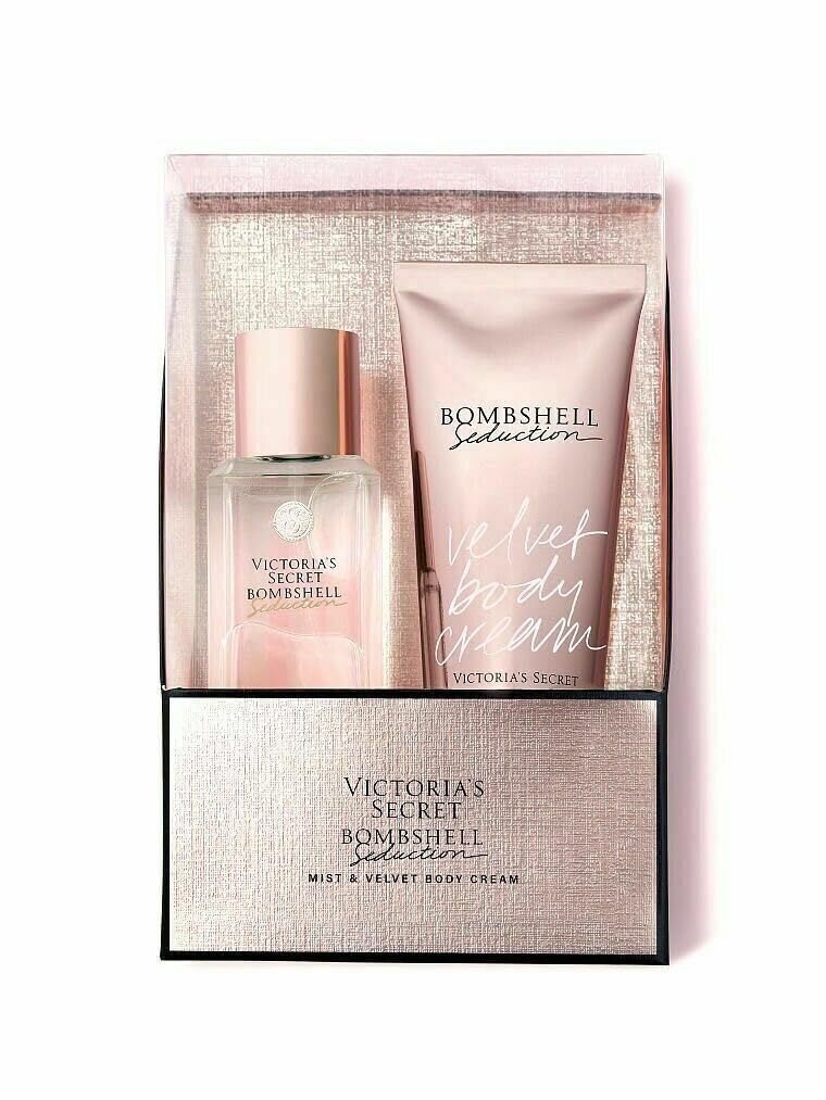 Victorias Secret Gift Set Bombshell Seduction 2 Piece Mist &amp; Velvet Body Cream