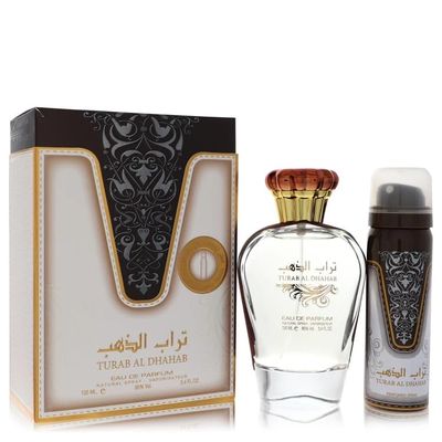 Ard Al Zaafaran Turab Al Dhahab 2Pc Set for Women (3.4 Oz Edp Spray 1.6 Oz Deo Spray)
