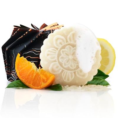 Viori Citrus Yao Shampoo Bar Made with Rice Water - Handcrafted All Natural Shampoo Bars - Sulfate Free