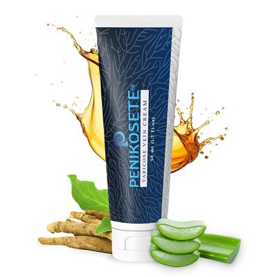 PENIKOSETE Varicose Veins Treatment | Natural Ayurvedic Cream for Legs with Ashwagandha | Spider Vein Removal Cream for Improved Circulation &amp; Relief from Heavy Fatigued Legs | Non-Sticky