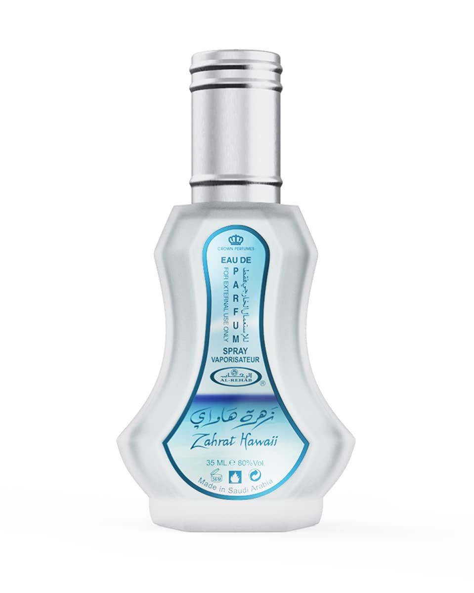 Zahrat Hawaii - Eau De Parfum Natural Spray - For Women - by Al-Rehab - 35ml(1.15 Fl Oz)