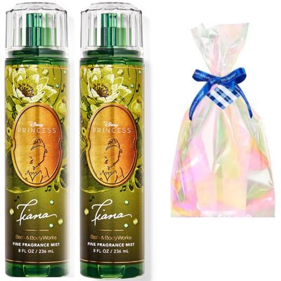 Body Spray Princess Tiana Fine Fragrance Mist, 8 FL OZ, with 1 Gift Bag Plastic, Essence of Elegance Long Lasting, Edition Limited Spring Fragrance For Women