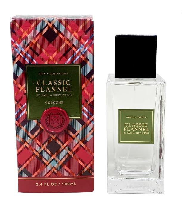 Bath &amp; Body Works Classic Flannel Mens Fragrance 3.4 Ounces Cologne Spray
