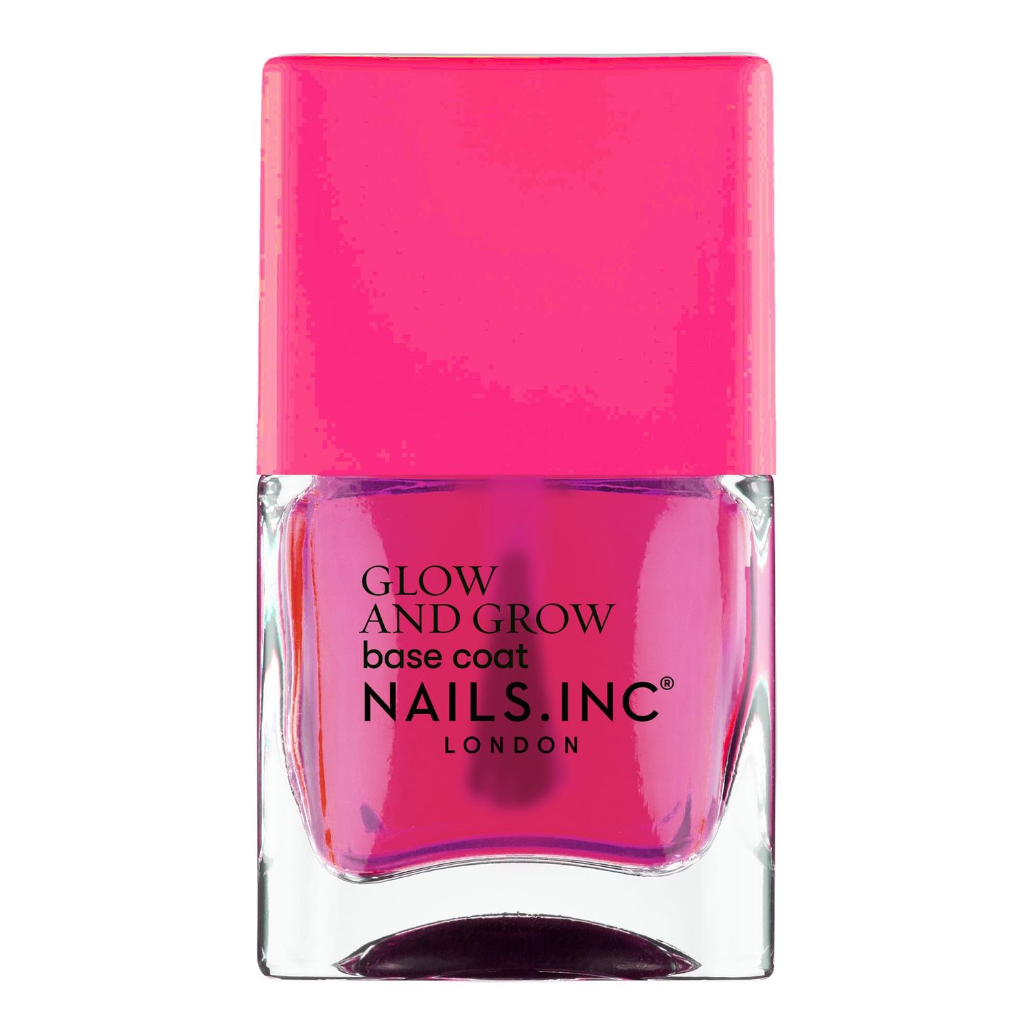 Nails Inc 45 Second Speedy Gloss, Sienna, Sheer Pink, Glow, No Chip, Long Lasting, Quick Dry, Air Dry, Professional Manicures &amp; Pedicures, Fingernails &amp; Toenails, Vegan Nail Polish, 0.47 Fl Oz