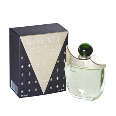 RASASI Royale for Men - Eau De Toilette 75 ML (2.5 oz) | Bold Pour Homme Spray | Ultimate Charismatic Musk Notes Blended with Aromatic Lavender