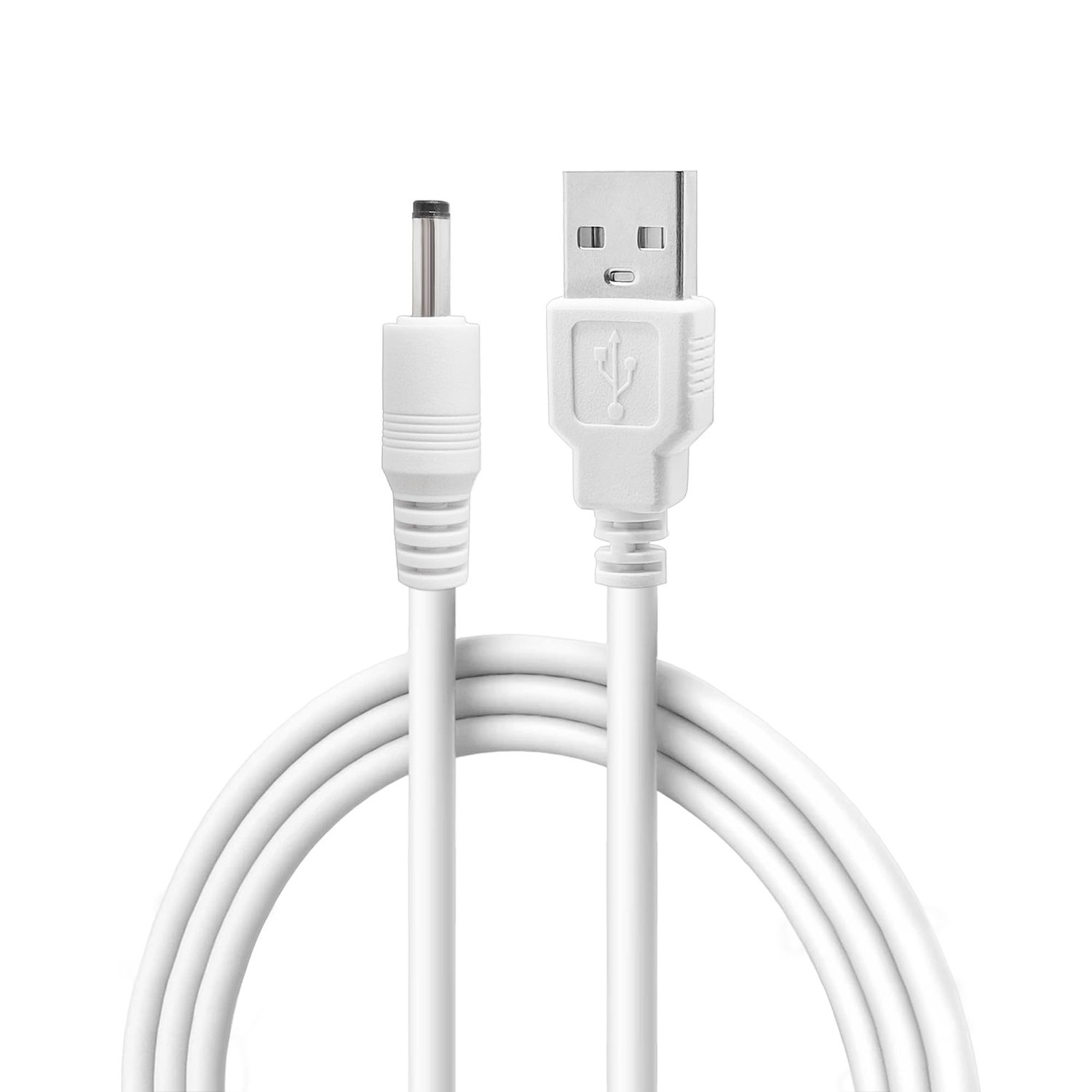 Charger Cable for Flawless Pedi, Compatible with Finishing Touch Flawless Electric Foot Callus Remover, USB to DC Barrel Charging Cord for Flawless Pedicure Tool Pedicure Wand 5 FT