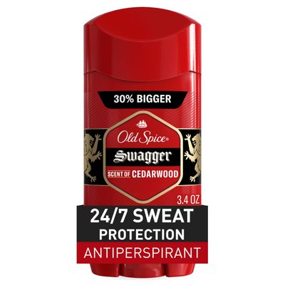Old Spice Red Zone Collection Invisible Solid Mens Anti-Perspirant and Deodorant, Swagger Scent - 3.4 Oz