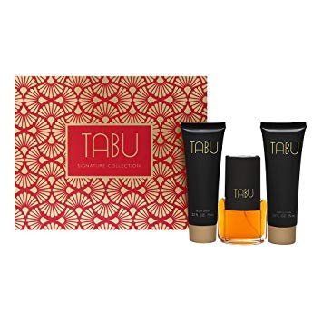 Dana Tabu Signature Collection Body Lotion, Cologne Spray &amp; Body Wash Set for Women