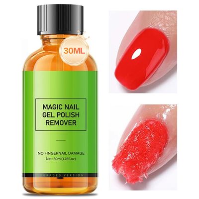 30ML Gel Nail Polish Remover, Gel Polish Remover for Nails, Professional Remove Gel Nail Polish, Quick &amp; Easy Polish Remover In 2-3 Minutes