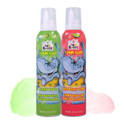 Moneysworth &amp; Best Fun House Kids Foam Soap green Apple &amp; raspberry-Lime, 2 Pack 14423