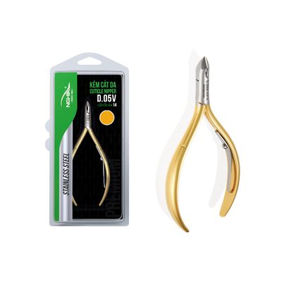 NGHIA Premium Cuticle Nipper - D-05V Jaw 16 (Stainless Steel) - Professional Nail Tools