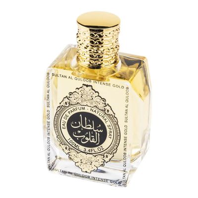 Ard Al Zaafaran Sultan Al Quloob Intense Gold Eau de Parfum Spray for Unisex, 3.4 Ounce