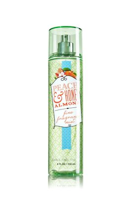 Bath &amp; Body Works Fine Fragrance Mist Peach &amp; Honey Almond 8oz