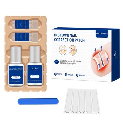 Ingrown Toenail Treatment, 10 packs Titanium Alloy Ingrown Toenail Corrector for all size foot, Ingrown Toenail Removal Kit for Curved Nail Repair, at Home Nail Kit Tools