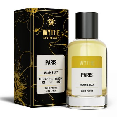 Paris Perfume - Made in USA with Clean Ingredients - Jasmine, White Gardenia, Rose - Feminine, Floral, Uplifting Fragrance