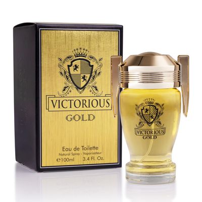 URBAN COLLECTION Victorious Gold for Men and Women - Sweet &amp; Feminine Scent - Base of Creamy Vanilla, Musk &amp; Earthy Sandalwood - Made with Natural Ingredients - Free of Paraben - Elegant 100ml Bottle