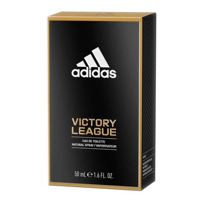 adidas Victory League Eau de Toilette 1.7 fl oz (Pack of 1), Notes of Lavender, Mint, and Cardamom, Mens Fragrance, Long Lasting, Sporty Fragrance, Travel Size