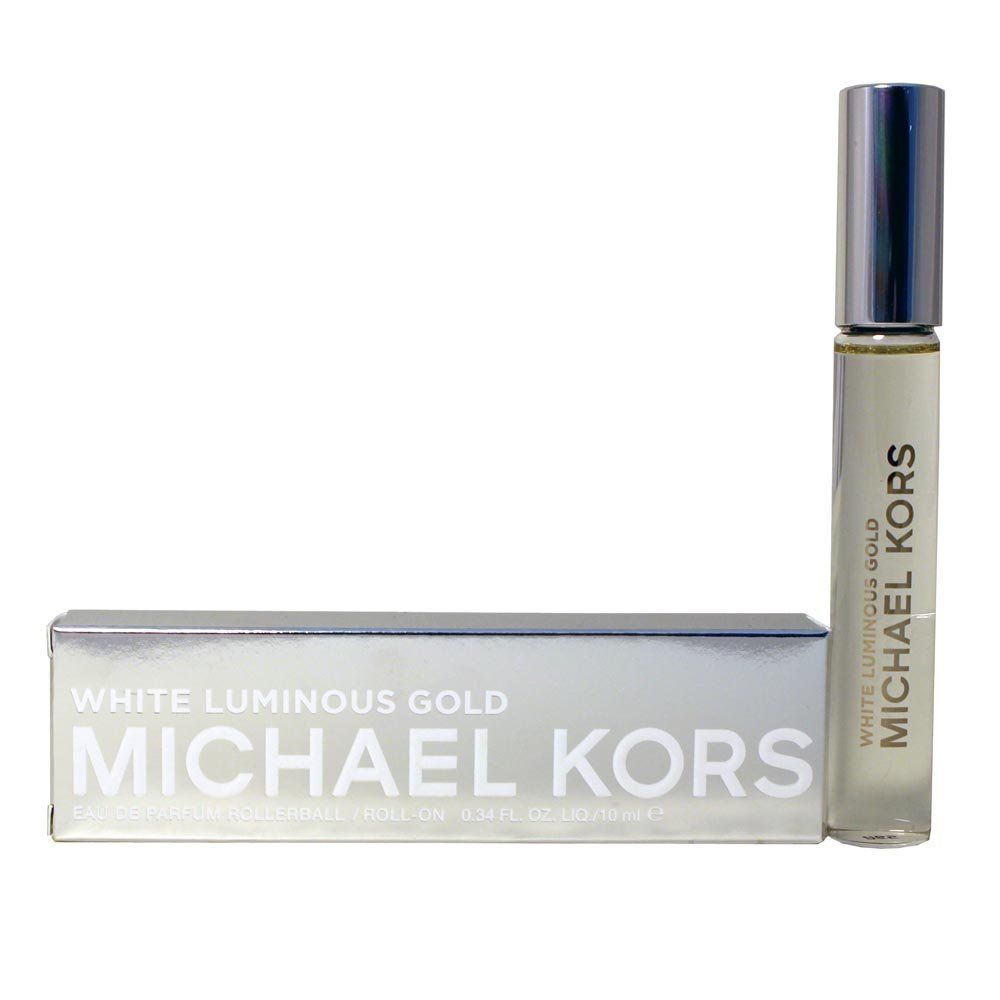 Michael Kors White Luminous Gold Mini Eau de Parfum Rollerball for Women, 0.08 Pound