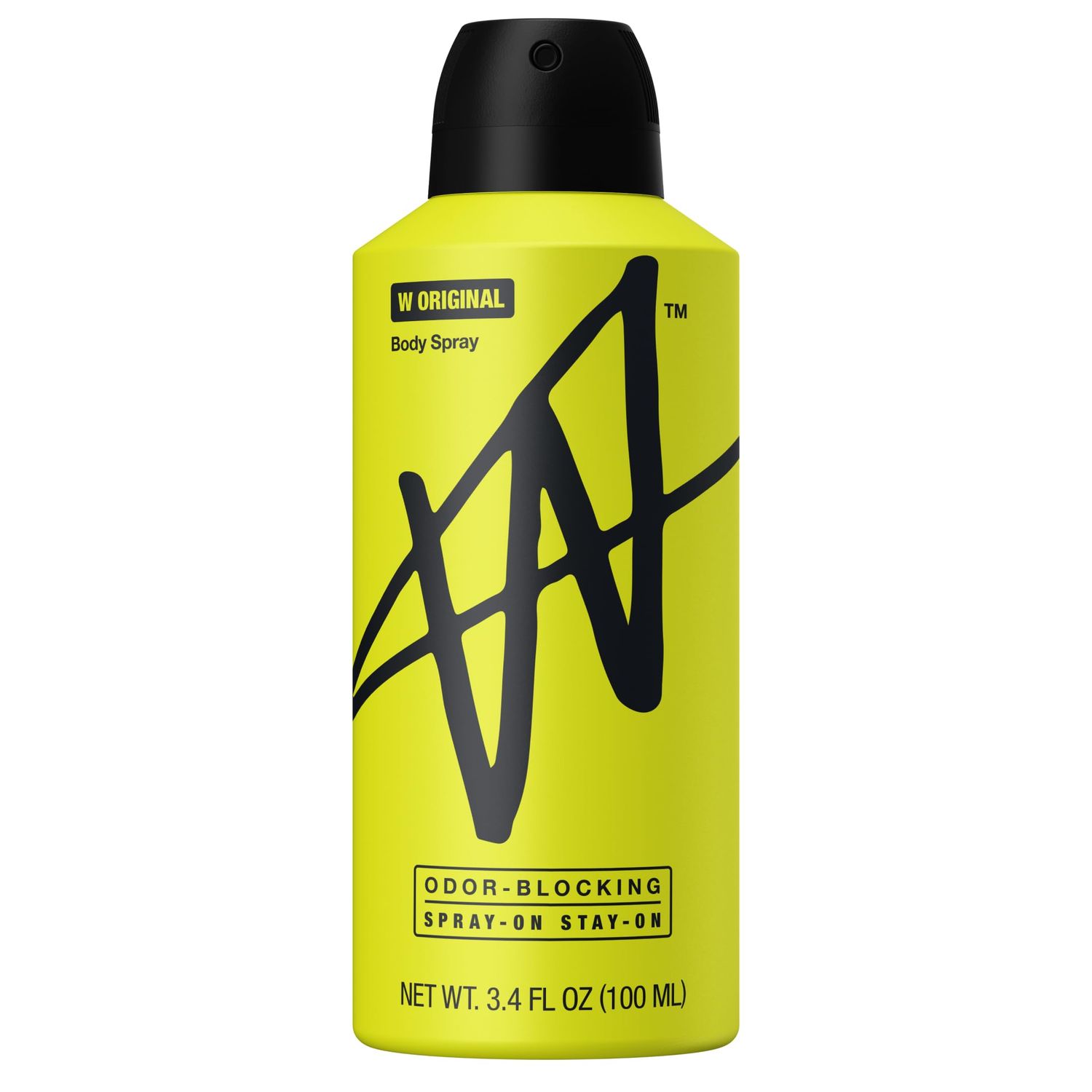 W By Jake Paul Body Spray for Men, Odor Blocking, Body Deodorant, Long Lasting Protection, Original, 3.4 fl oz