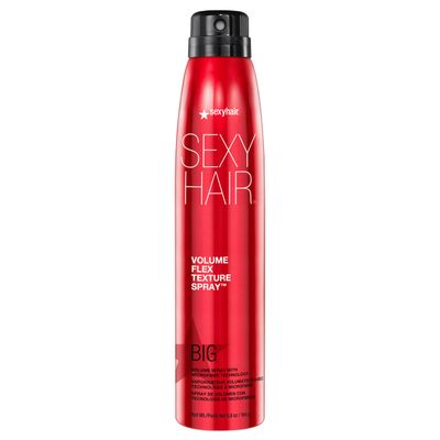 SEXYHAIR Big Volume Flex Texture Spray with Microfiber Technology, 5.8 oz, Builds Flexible Fullness, Provides Volume Up to 2x