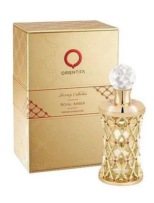 Orientica Al Haramain Royal Amber (Luxury Collection) Pure Parfum Concentrate Spray For Women 0.6 Ounce