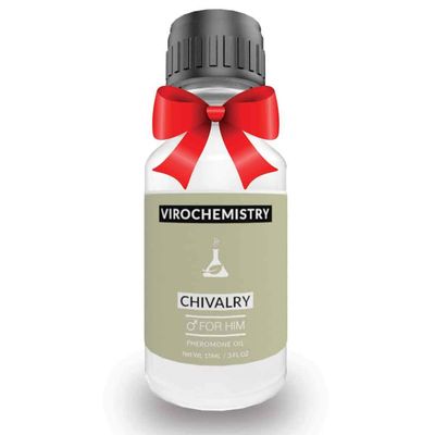 VIROCHEMISTRY Pheromones For Men Pheromone Cologne Oil (Chivalry) - Bold, Extra Strength Human Pheromones Formula - 15mL Concentrate Human Grade Pheromones to Attract Women