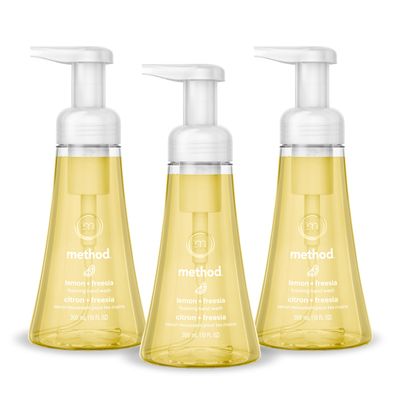 Method Foaming Hand Wash, Lemon Freesia, 10 fl oz, 3 pack