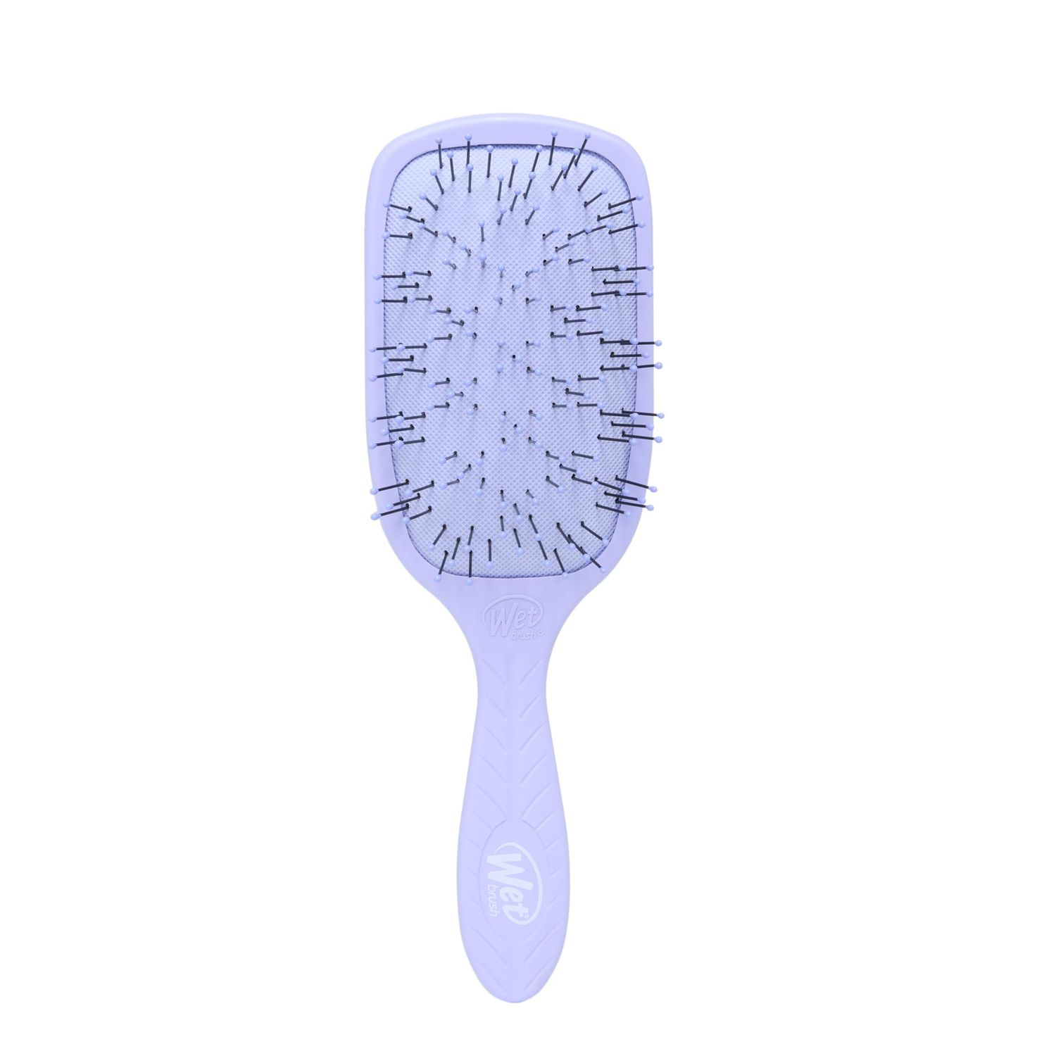 Wet Brush Go Green Thick Hair Paddle Detangling Brush, Purple - Ultra-Soft IntelliFlex Bristles With AquaVent - Gently Loosens Knots While Minimizing Pain - Curly, Coarse, Long, Wet &amp; Dry Hair