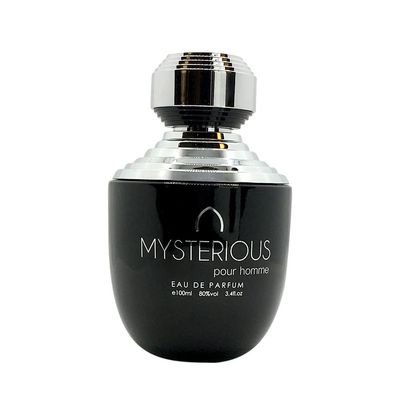 Mysterious Eau de Parfum 3.4 oz - Aromatic Fougere Unisex Fragrance with Lavender Geranium and Woody Notes loved for its long lasting trail and compliment catching aroma