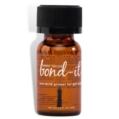 Tammy Taylor Bond It Acrylic Nail Primer | Acid Free Gel Nail Care for Semi Cured Gel Nail Strips, Acrylic Powder and Nail Polish | Professional Salon-Quality Nail Prep for Healthy, Strong Nails